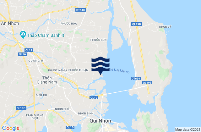 Mapa de mareas Tuy Phước, Vietnam