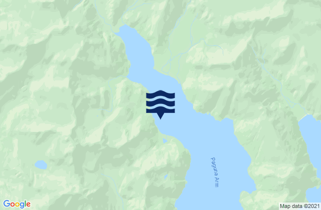 Mapa de mareas Two Arm Bay Harris Bay, United States