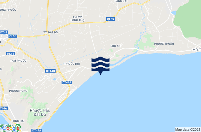 Mapa de mareas Tỉnh Bà Rịa-Vũng Tàu, Vietnam