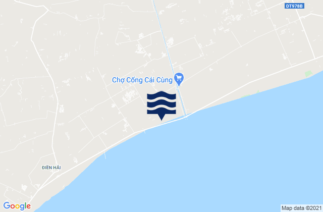 Mapa de mareas Tỉnh Bạc Liêu, Vietnam