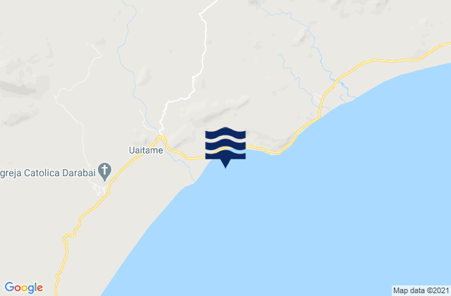 Mapa de mareas Uatolari, Timor Leste