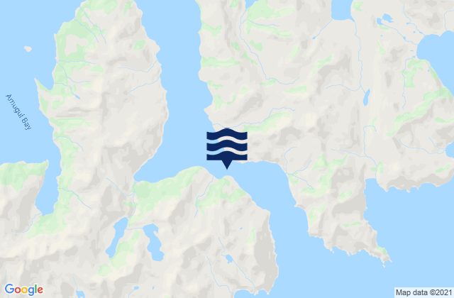 Mapa de mareas Udagak Strait (narrows), United States