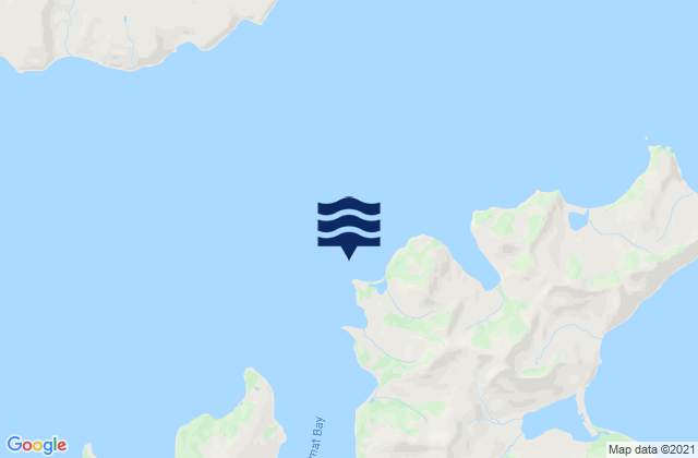 Mapa de mareas Udamat Bay Sedanka Island, United States