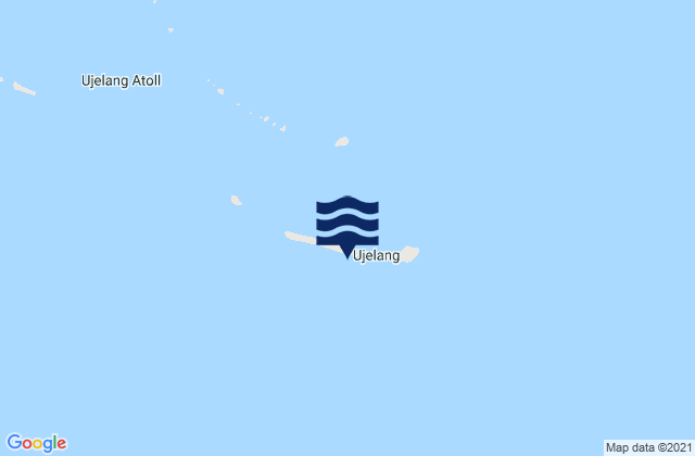 Mapa de mareas Ujelang Atoll, Micronesia