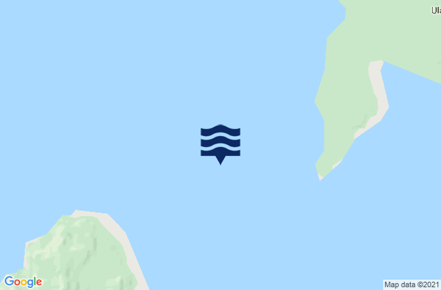 Mapa de mareas Ulak Pass Delarof Islands, United States