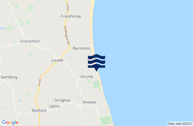 Mapa de mareas Ulrome, United Kingdom