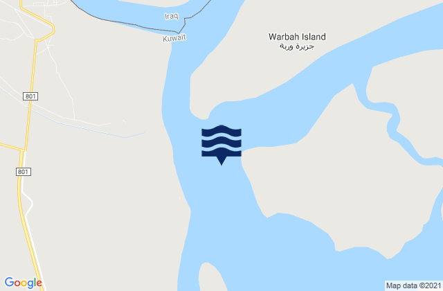Mapa de mareas Um Al-Aseed (Beacon No 12), Iraq