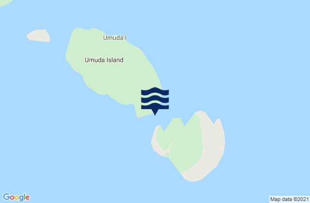 Mapa de mareas Umuda Island, Papua New Guinea