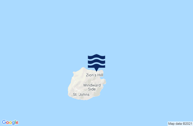 Mapa de mareas Upper Hell's Gate, Bonaire, Saint Eustatius and Saba 