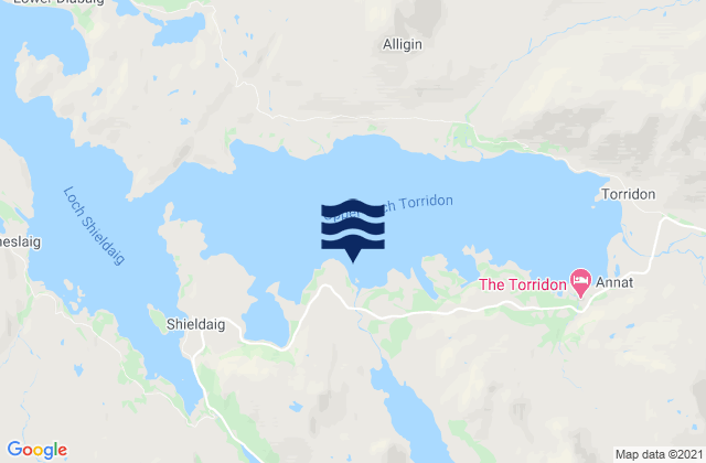 Mapa de mareas Upper Loch Torridon, United Kingdom