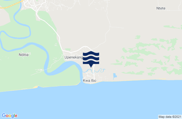 Mapa de mareas Uquo, Nigeria