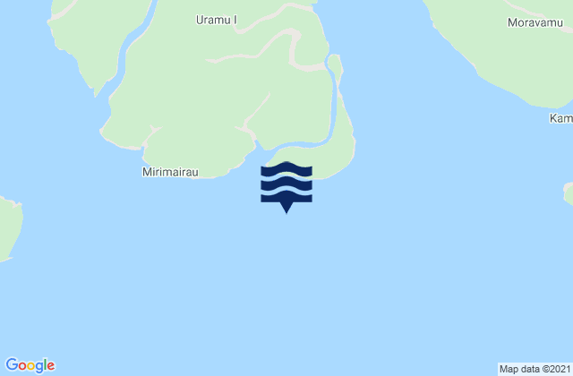 Mapa de mareas Uramu Island, Papua New Guinea