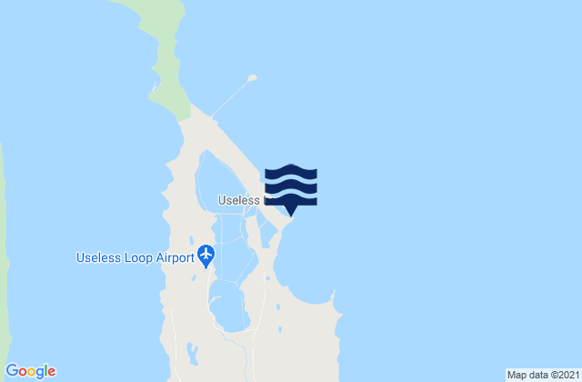 Mapa de mareas Useless Loop, Australia