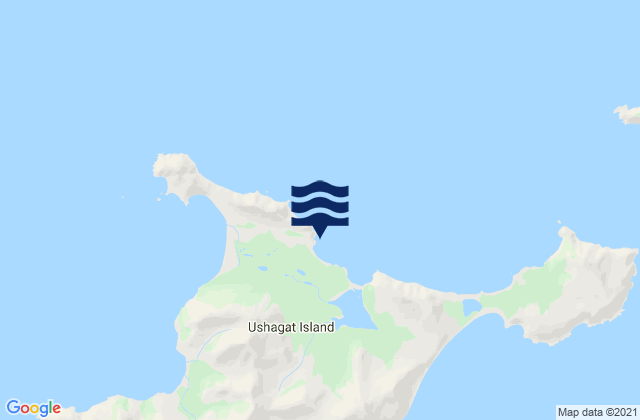 Mapa de mareas Ushagat Island Barren Islands, United States