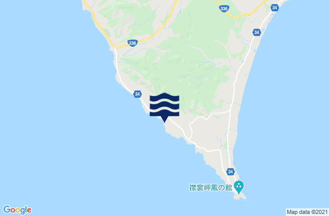 Mapa de mareas Utaro, Japan
