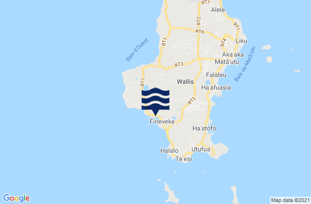 Mapa de mareas Uvéa, Wallis and Futuna