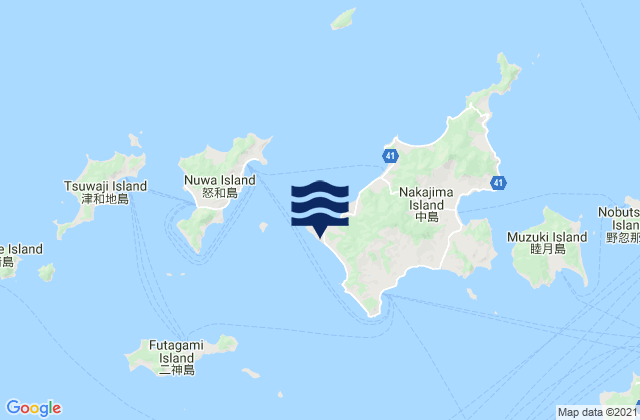 Mapa de mareas Uwama, Japan
