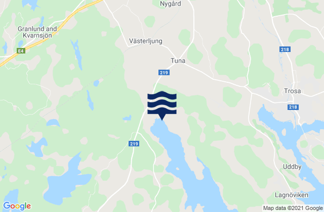 Mapa de mareas Vagnhärad, Sweden