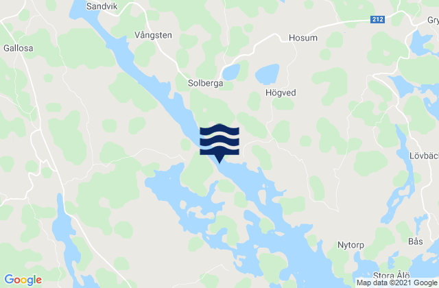 Mapa de mareas Valdemarsviks Kommun, Sweden