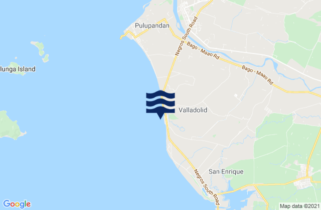 Mapa de mareas Valladolid, Philippines