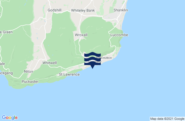 Mapa de mareas Ventnor Beach, United Kingdom