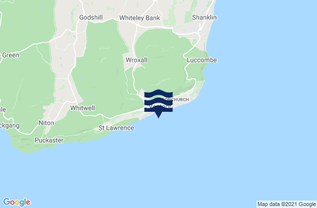 Mapa de mareas Ventnor, United Kingdom