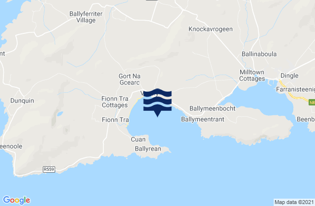 Mapa de mareas Ventry Harbour, Ireland