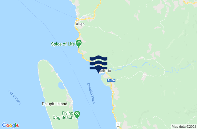 Mapa de mareas Victoria, Philippines