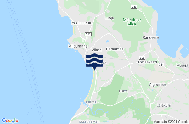 Mapa de mareas Viimsi vald, Estonia