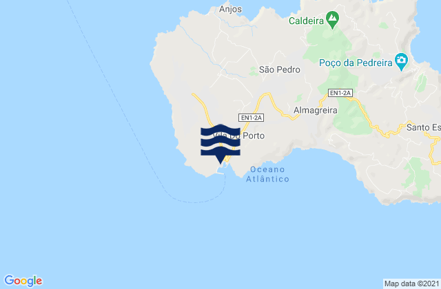 Mapa de mareas Vila do Porto Island da Santa Maria, Portugal