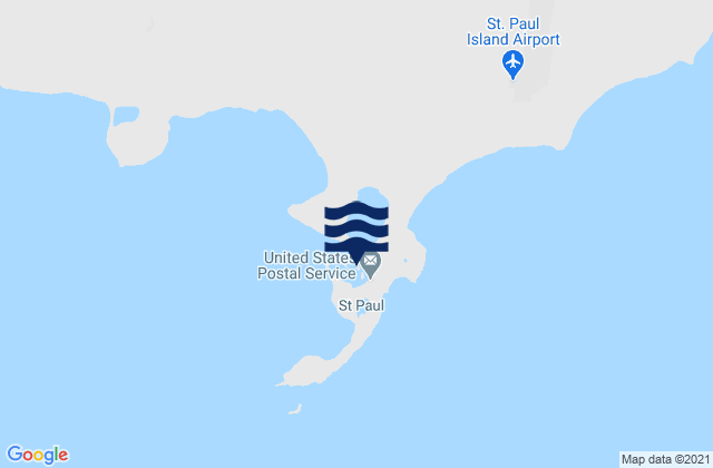 Mapa de mareas Village Cove St Paul Island, United States