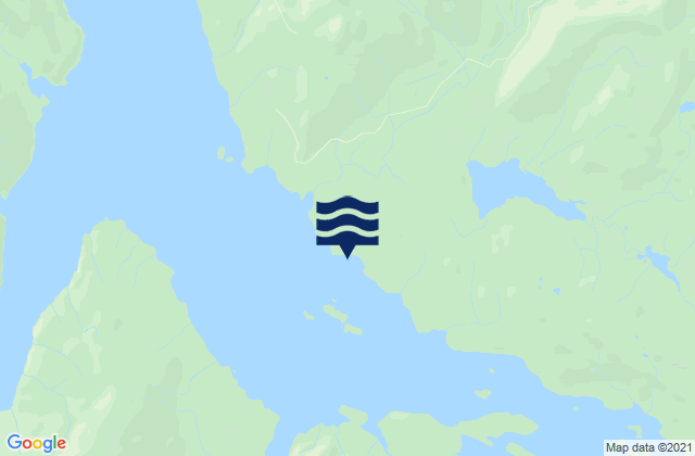 Mapa de mareas Village Rock Zimovia Strait, United States