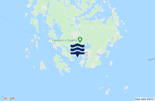 Mapa de mareas Vinalhaven Vinalhaven Island, United States