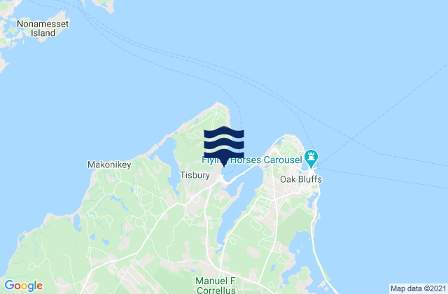 Mapa de mareas Vineyard Haven Harbor, United States