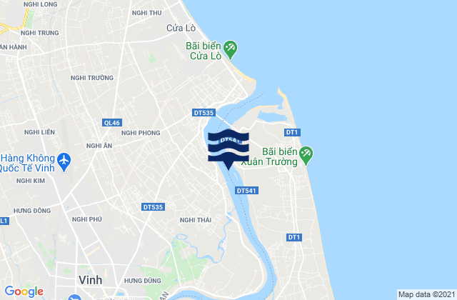 Mapa de mareas Vinh, Vietnam