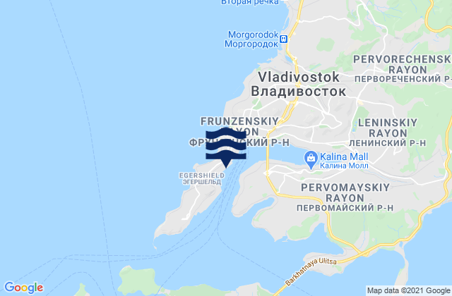 Mapa de mareas Vladivostok, Russia