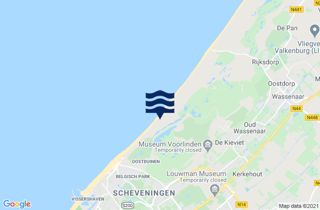 Mapa de mareas Voorburg, Netherlands