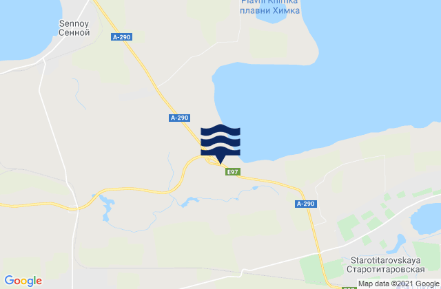 Mapa de mareas Vyshestebliyevskaya, Russia