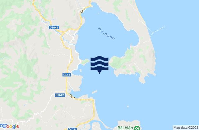 Mapa de mareas Vụng Xuân Đài, Vietnam