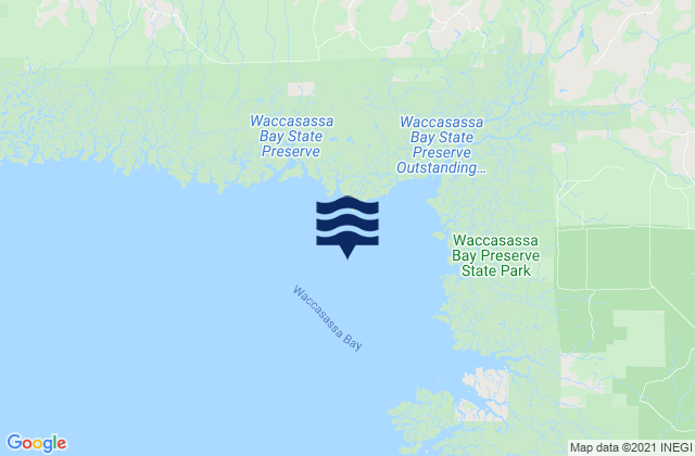 Mapa de mareas Waccasassa Bay, United States