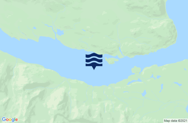 Mapa de mareas Wachusett Inlet Glacier Bay, United States