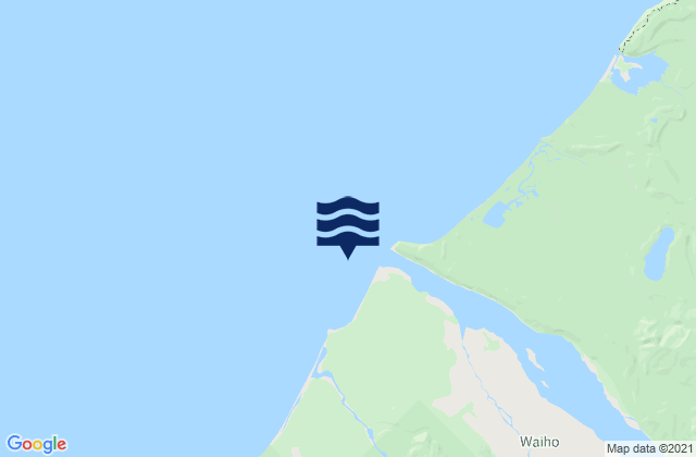 Mapa de mareas Waiho Beach, New Zealand