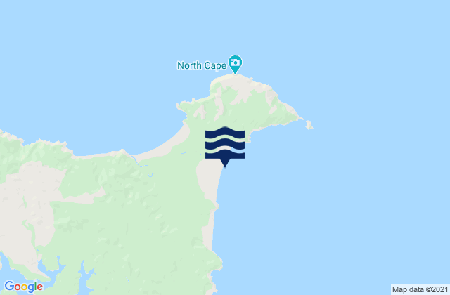 Mapa de mareas Waikuku Beach, New Zealand