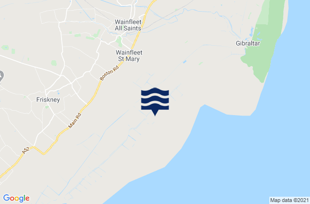 Mapa de mareas Wainfleet All Saints, United Kingdom
