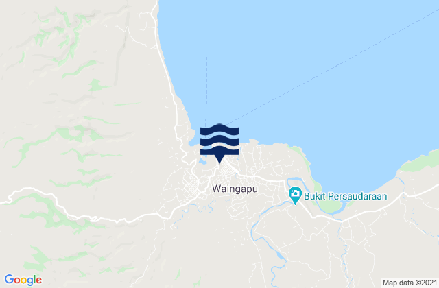 Mapa de mareas Waingapu, Indonesia