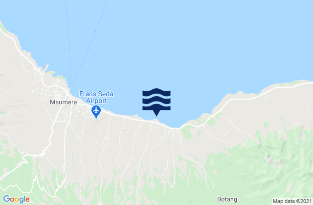 Mapa de mareas Waipare, Indonesia