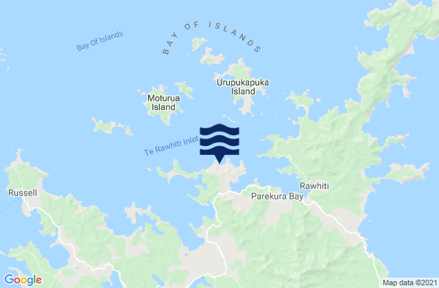 Mapa de mareas Waipiro Bay, New Zealand
