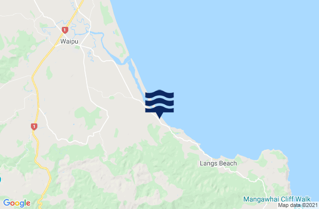 Mapa de mareas Waipu Cove, New Zealand