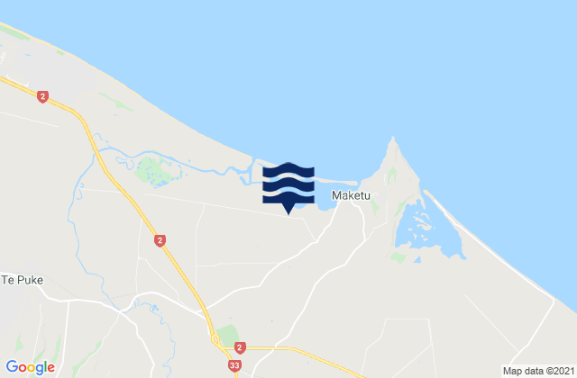 Mapa de mareas Wairau Bay, New Zealand
