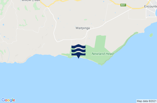 Mapa de mareas Waitpinga Beach, Australia